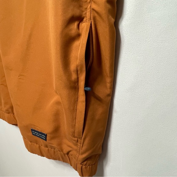 Life is Good Golf Vest Burnt Orange  Elastic Hem Zipper Pockets Men's Size XL - Picture 8 of 10